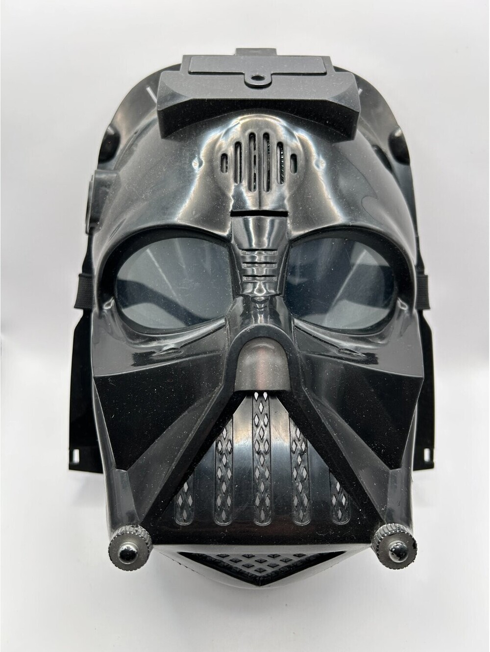 Hasbro Star Wars Darth Vader 2004 Voice Changer Mask Black Electronic Works